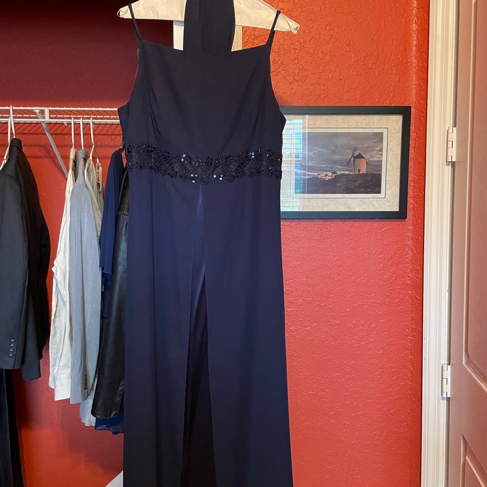 Navy blue party dress